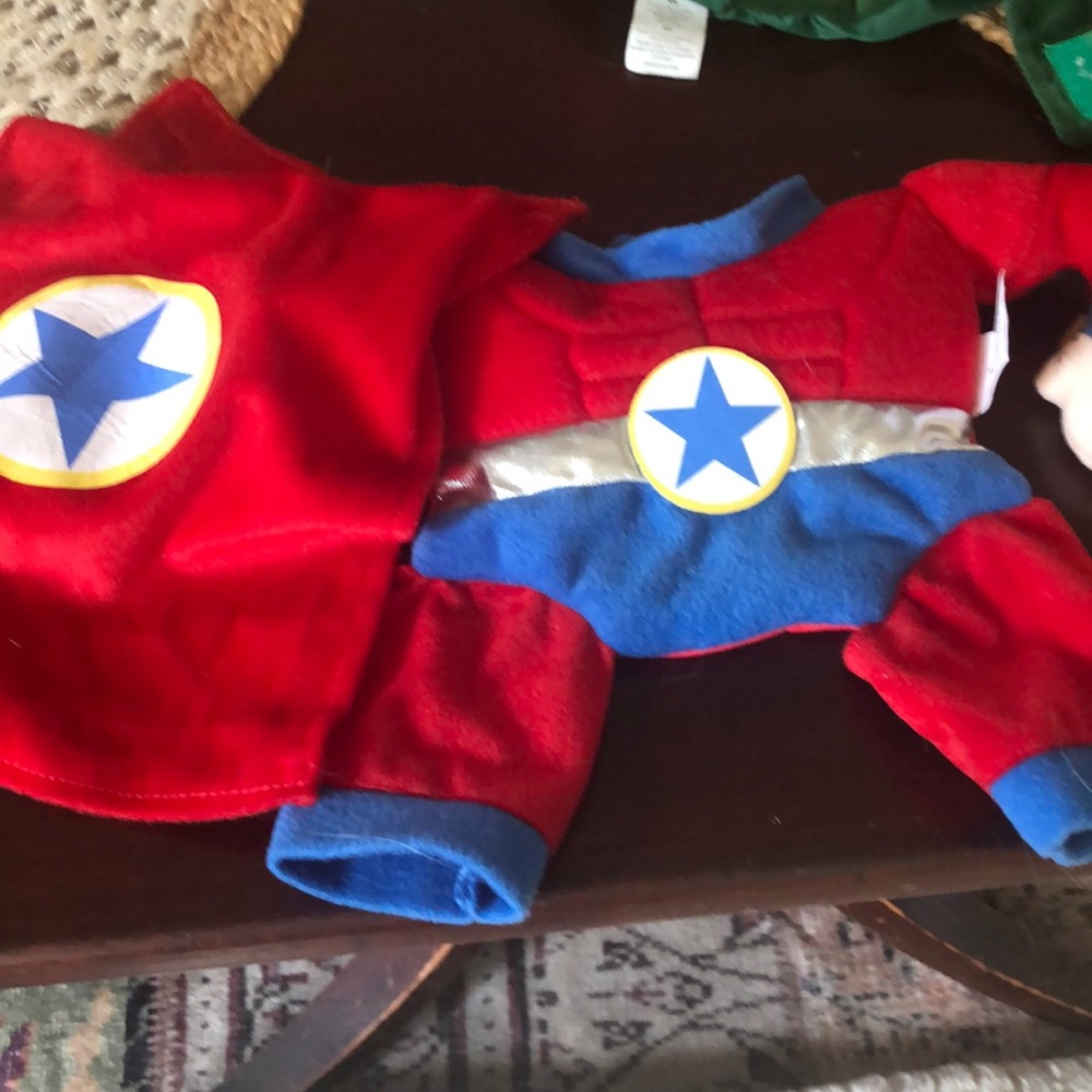 Captain American Doggie Halloween Costume